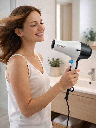 Secador de Pelo Breeze Tourmaline Ion Blanco
