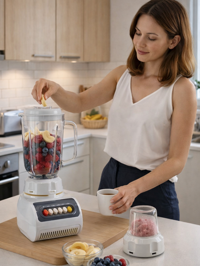 Licuadora Oryx + Molinillo con Jarra de Vidrio 1,5L