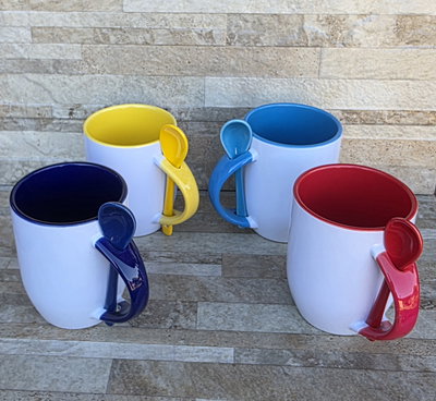 Taza con Cucharita * Cuchara