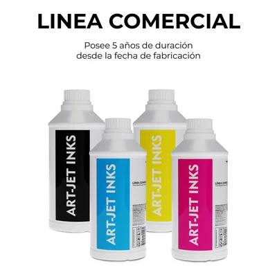 PACK X4 - Tinta Fotográfica Comercial 1L - DYE