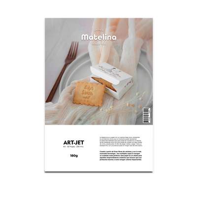 Matelina DOBLE FAZ 180gr - 50 hojas