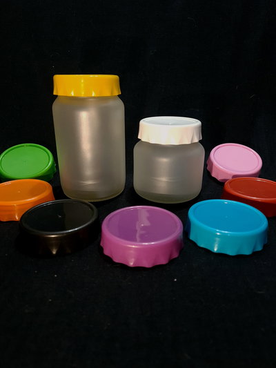 Frasco de Vidrio Esmerilado 