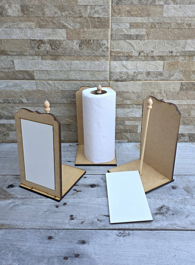 Porta Rollo - Servilletero - Madera