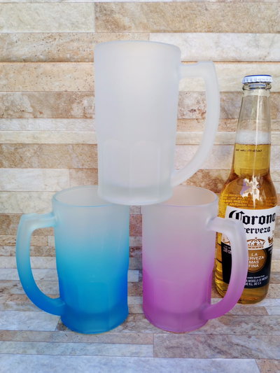 Chopp de Vidrio Esmerilado - 400ml