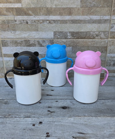 Cantimplora Polímero Osito Niños - Jarrito con Pico