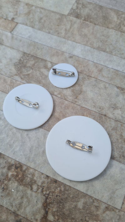 Pins Sublimables * 3 medidas 