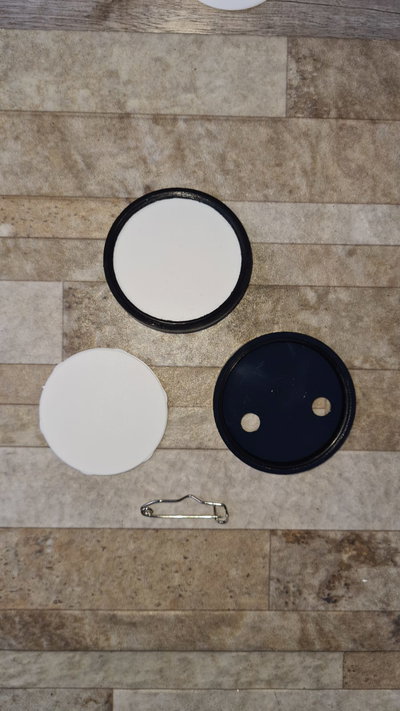 Pins Encastrables Sublimables - 5,5cm