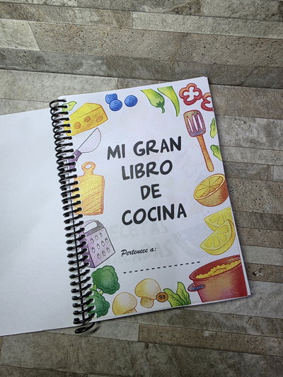 Libro de Cocina - Tapa Dura