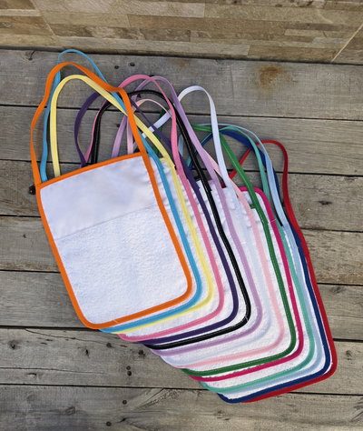 Toalla Algodón 20x30 - CON TIRITA y aplique sublimable