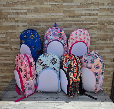 Mochila Primaria/Adulto Premium - Cordura Estampada