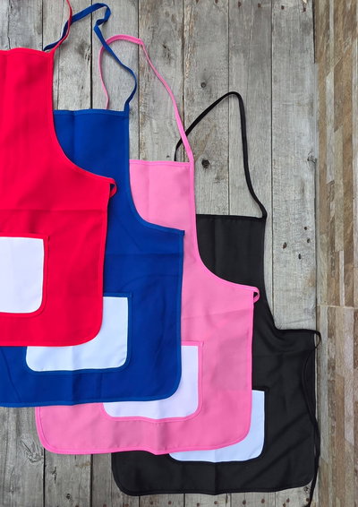 Delantal de Cocina - ADULTO - Cuerpo Color