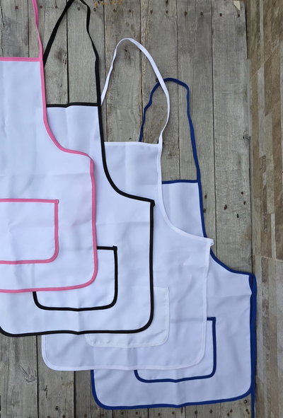 Delantal de Cocina - ADULTO - Cuerpo Blanco