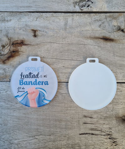 Medalla de Acrílico Sublimable