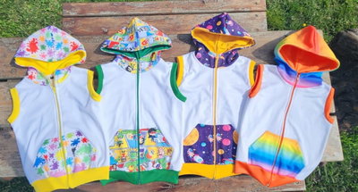 Chalecos Combinados con Estampa - NIÑOS