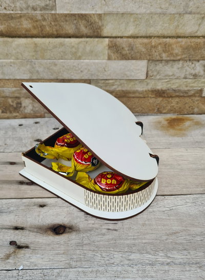 CAJA CORAZON * madera sublimable