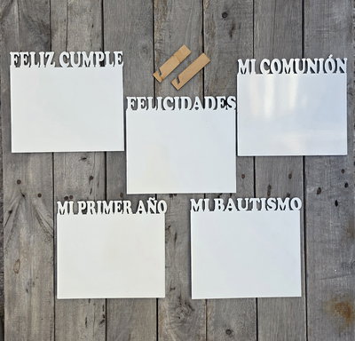 Cuadros con Leyendas EVENTOS * Madera sublimable 