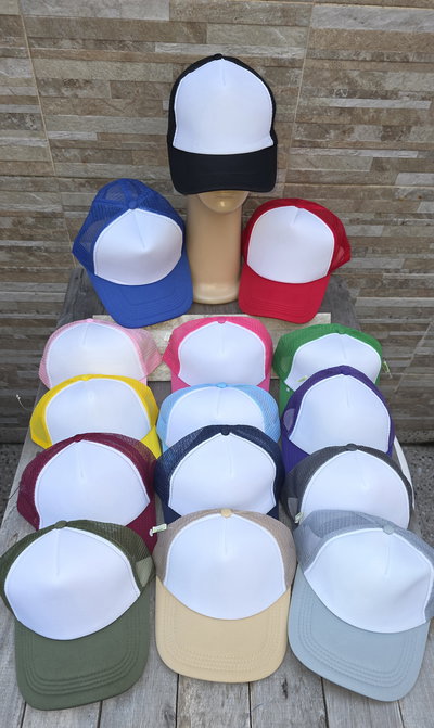 Gorras Trucker - ADULTO - Frente Blanco