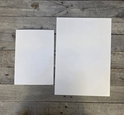 Cartón sublimable 350gr Cartulina 