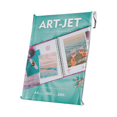 Papel DOBLE FAZ 200 gr A4 100 hojas 