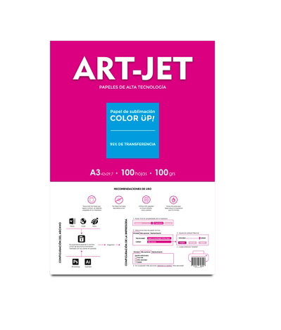 Papel Sublimar A3 Específico Art Jet Color Up!