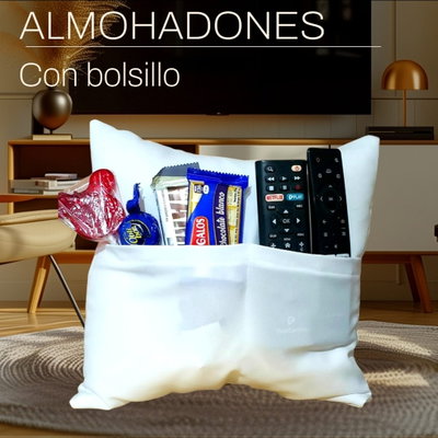 Almohadones con Bolsillo