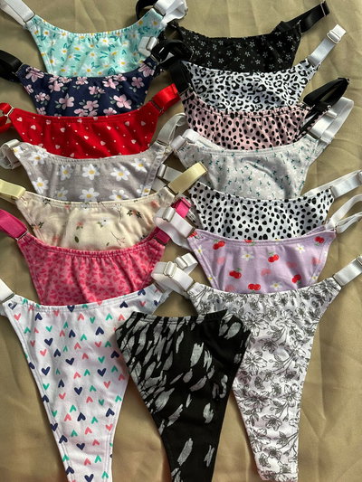 Pack x3 Less en V (Algodón Estampado)