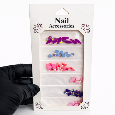 Cristales formas varias, colores varios