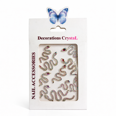 Apliques serpientes tornasol