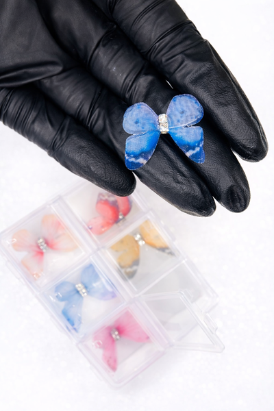 Apliques mariposas con imán x6 unidades