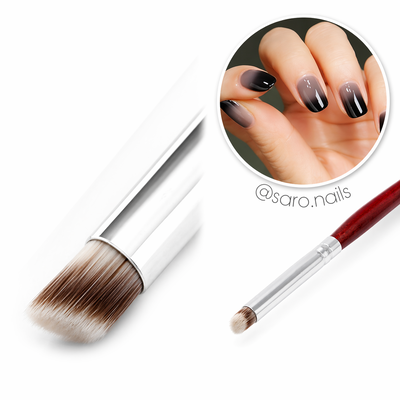 Pincel pata de cabra para degrade