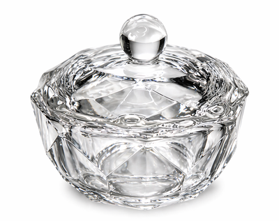 Vaso dappen de vidrio con tapa