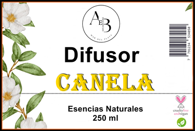  Difusor CANELA varilla x 250 ml