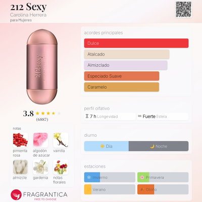  Fragancia 212 Sexy Femenino