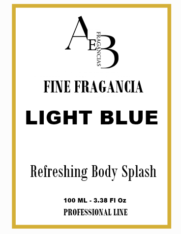 Body Splash Light Blue Fem x 100 ml