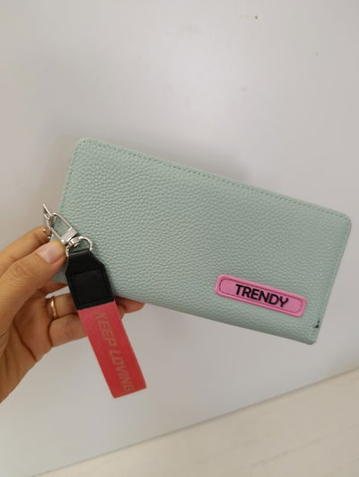 Billetera Trendy celeste