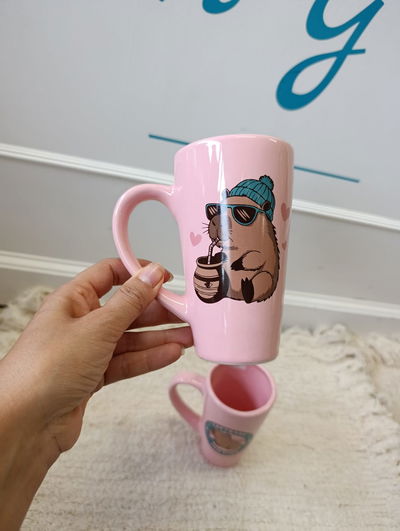 Taza Chocolatera Capibara