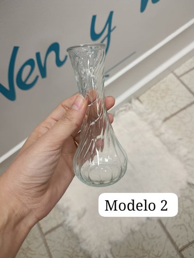 Florero de vidrio chico