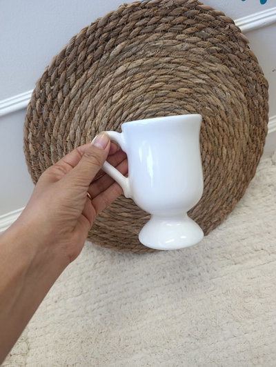 Taza Chocolatera Blanca