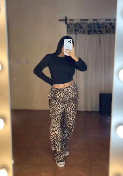 Baggy darlon PRINT CARAMELO - (UNIDAD) 