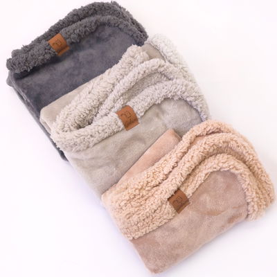 Manta - Flannel y Corderito Sherpa