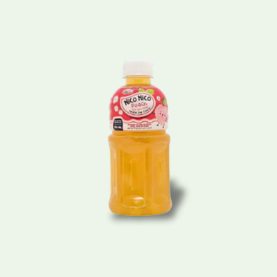 JUGO DE DURAZNO CON TROZOS DE NATA DE COCO 320 ML.