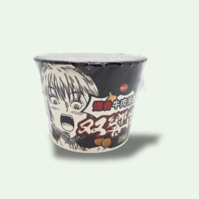 FIDEOS INSTANTÁNEOS VEDAN SABOR CARNE Y ANIS ESTRELLADO 109 GRS. (DOBLE DISCO)