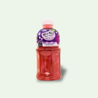 JUGO DE UVA ROJA CON TROZOS DE NATA DE COCO 320 ML.