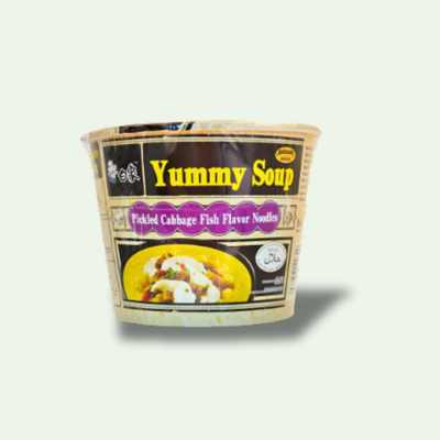 RAMEN YUMMY SABOR PESCADO Y PICKLES DE REPOLLO 102 GRS.
