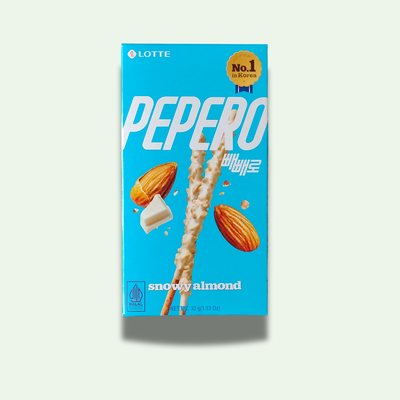 PEPERO PALITOS SABOR ALMENDRAS Y CHOCOLATE BLANCO 32 GRS.