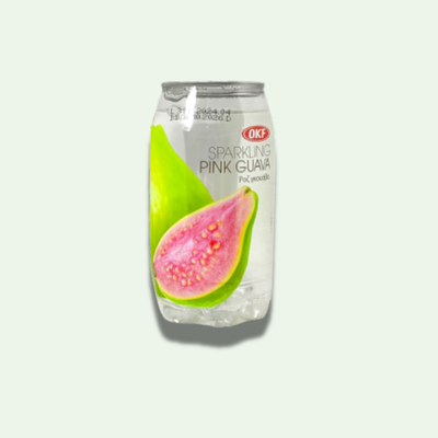 SODA SABOR GUAYABA ROSA 350 ML.