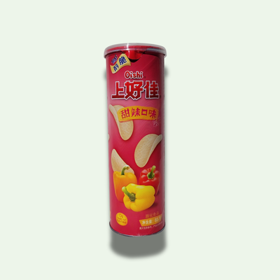 PAPAS FRITAS OISHI SABOR MORRÓN 85 GRS.