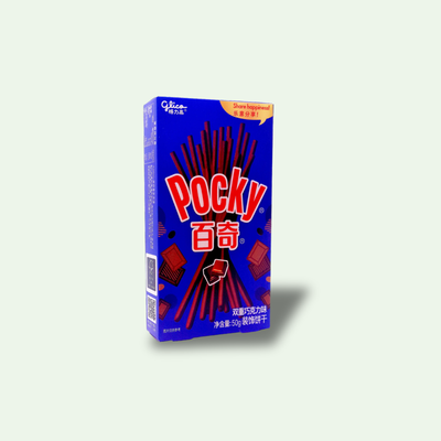 POCKY PALITOS SABOR DOBLE CHOCOLATE 50 GR.
