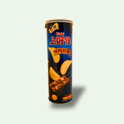 PAPAS FRITAS OISHI SABOR BARBACOA 85 GRS.