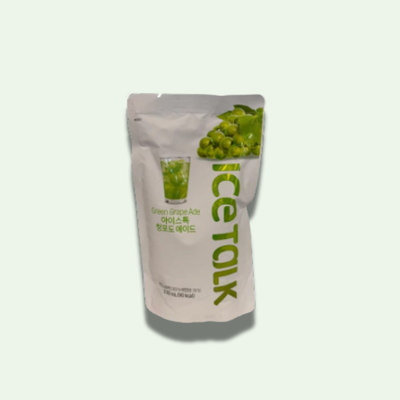 BEBIDA COREANA SABOR UVA VERDE 230 ML.
